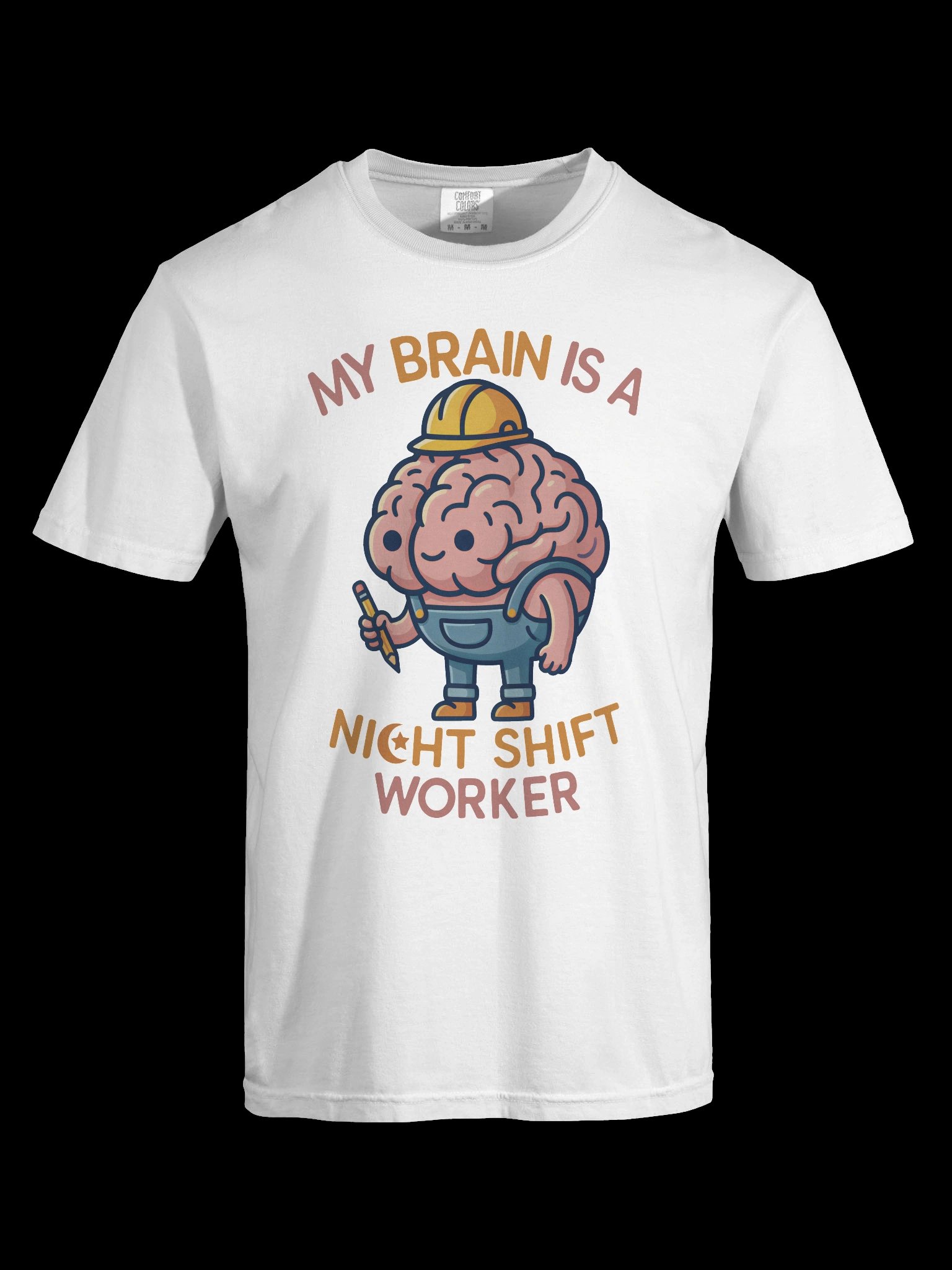 My Brain is a Night Shift Worker – Heavyweight fabric (6.1 oz) product image (4)