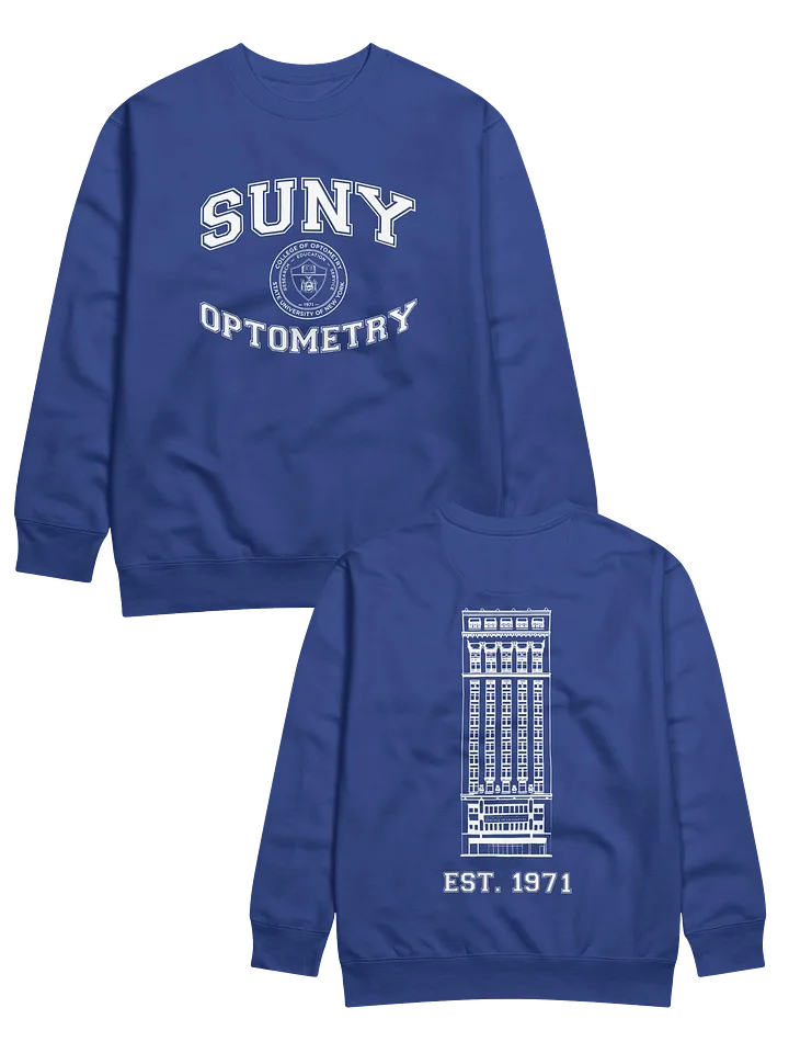 SUNY Optometry - Varsity Crew Sweatshirt product image (1)