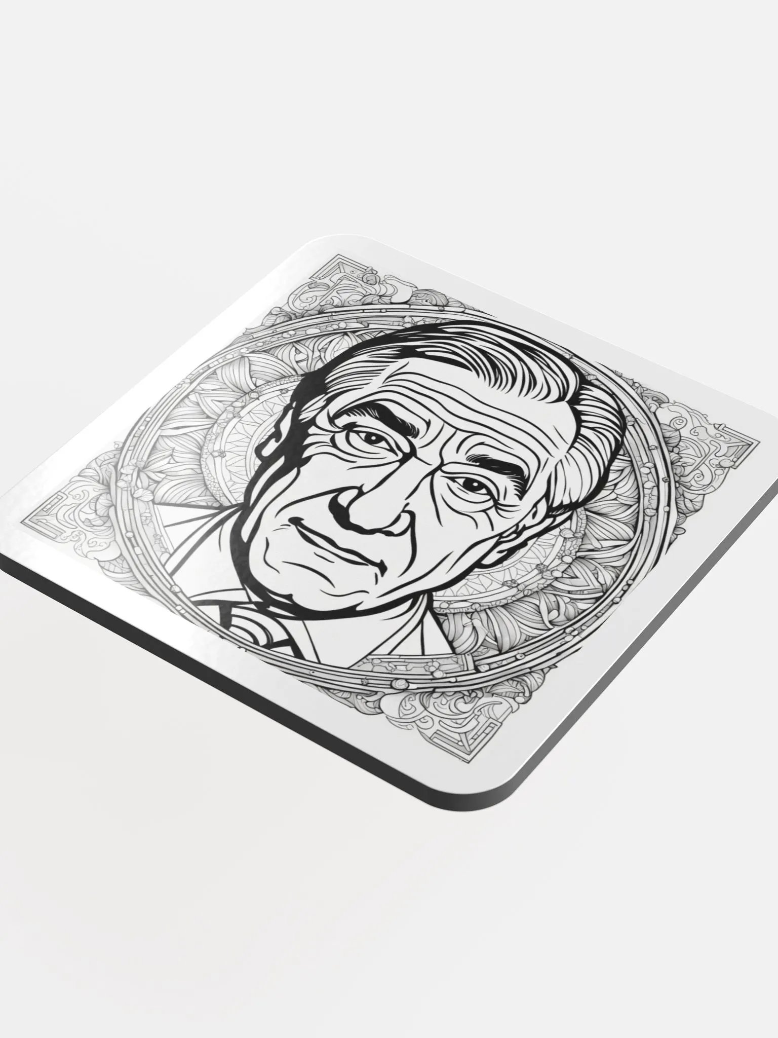 Mandala Man Cork Coaster product image (4)