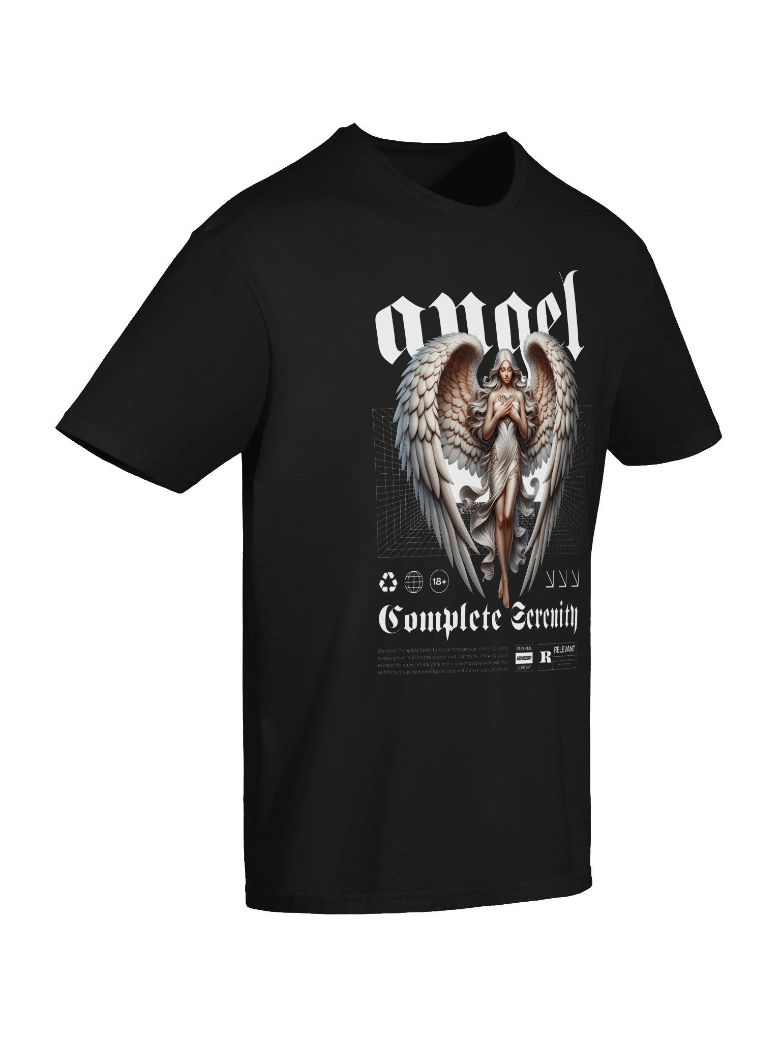 Complete Serenity Angel Graphic Unisex Softstyle T-Shirt product image (5)