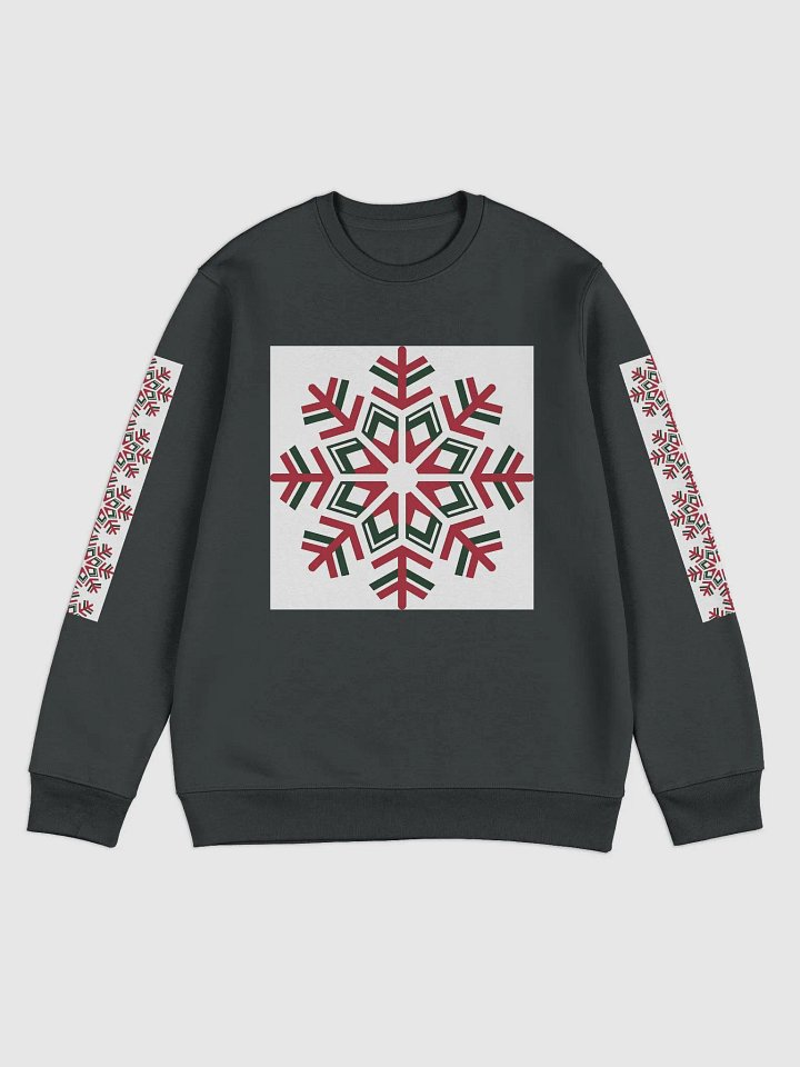 Modern Snowflake Symmetry Eco Sweatshirt product image (1)