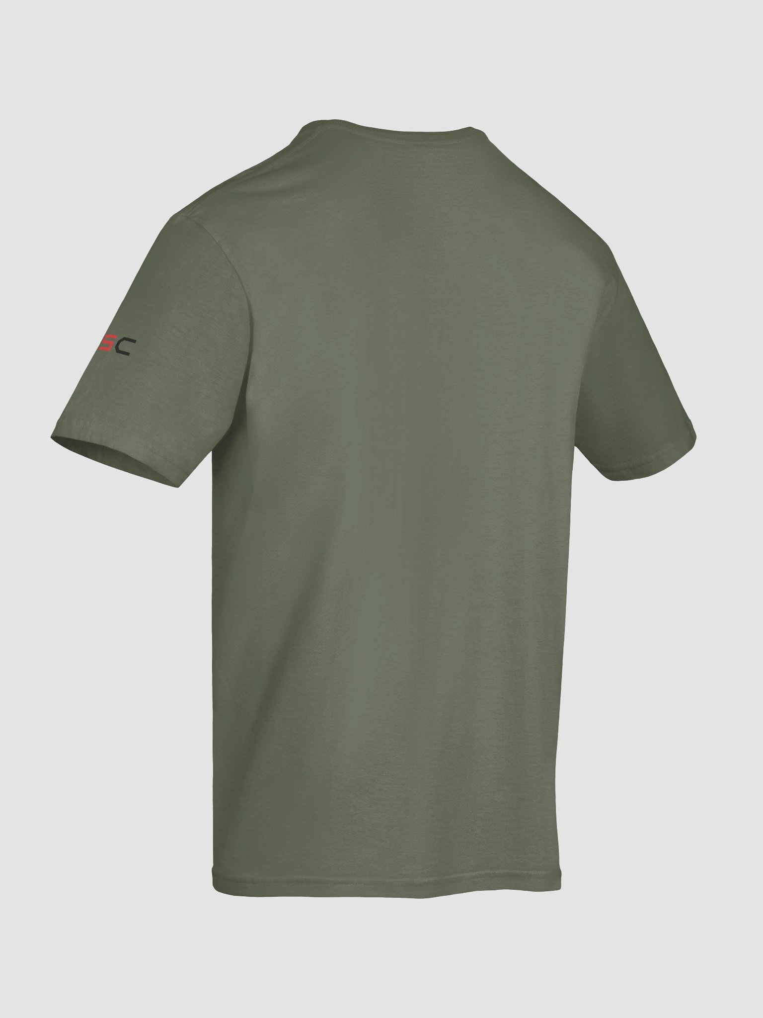 'Again!' Printed Emblem Unisex T-Shirt (Military Green) product image (12)