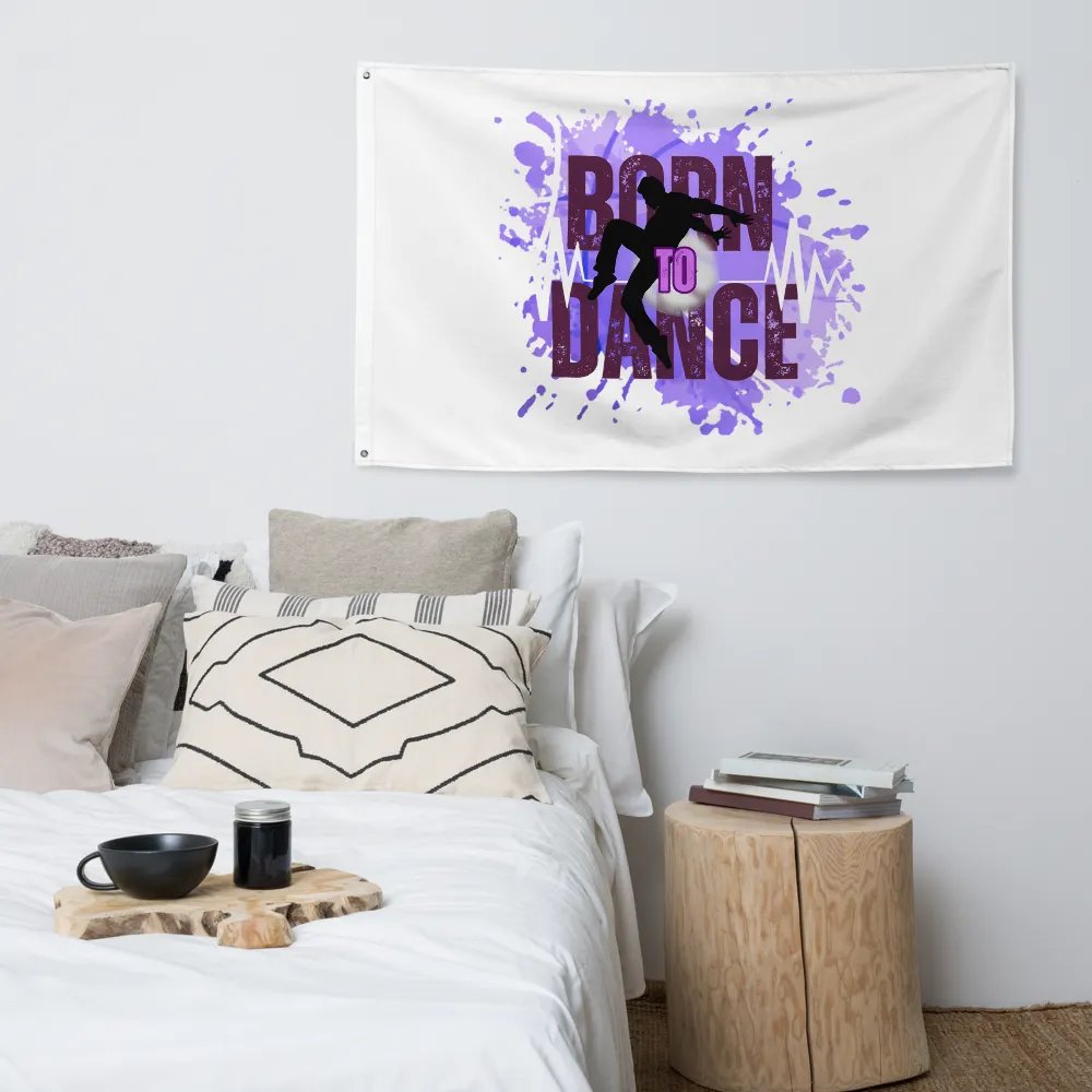 Born to Dance His Silhouette Flag product image (4)