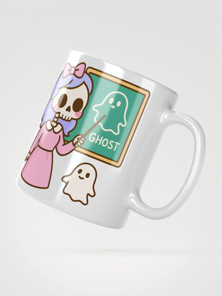 Spooky Skeleton Teacher and Ghostly Pupil Mug product image (4)