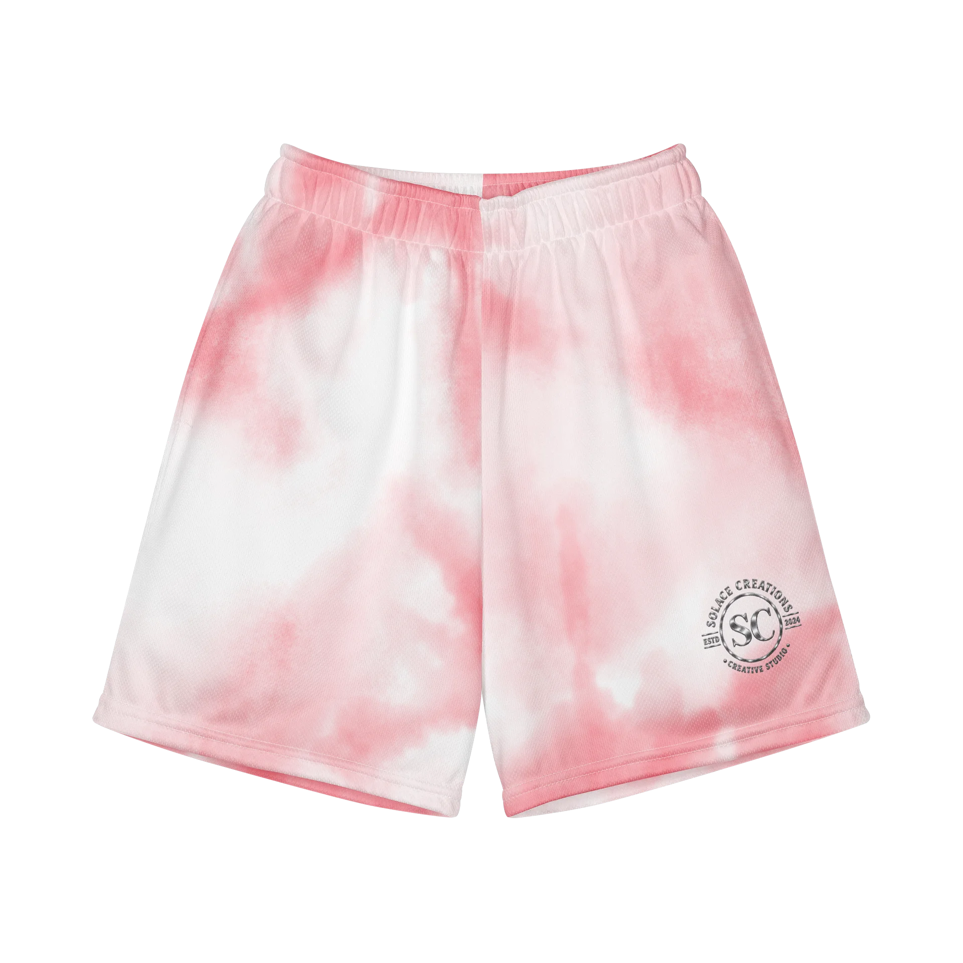 Pink Blur All-Over Print Youth Mesh Shorts product image (1)