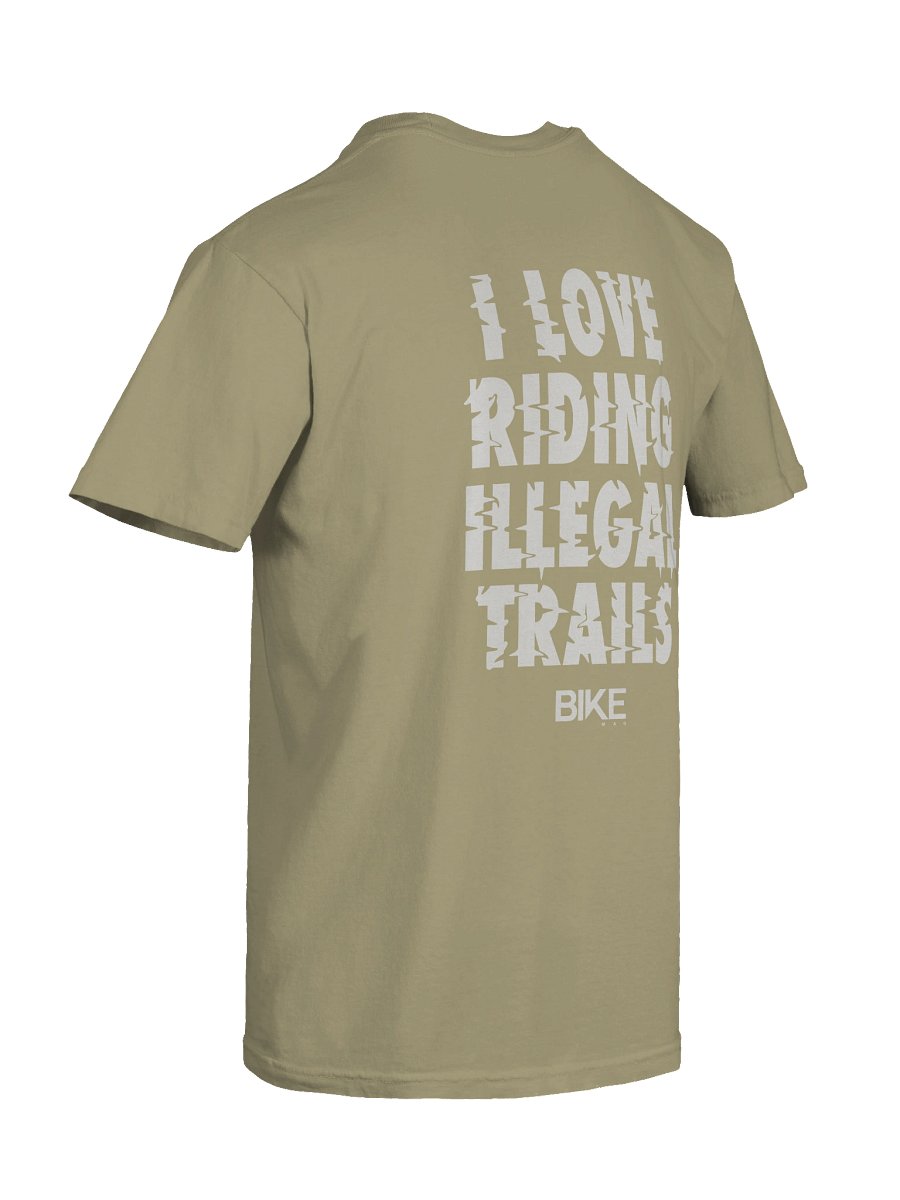 I Love Riding Illegal Trails Shirt (White Logo) product image (10)