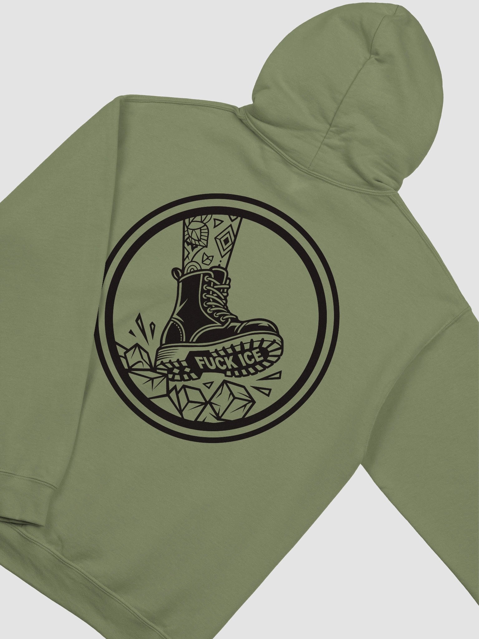 Fuck ICE - Hoodie (Back Black) product image (25)