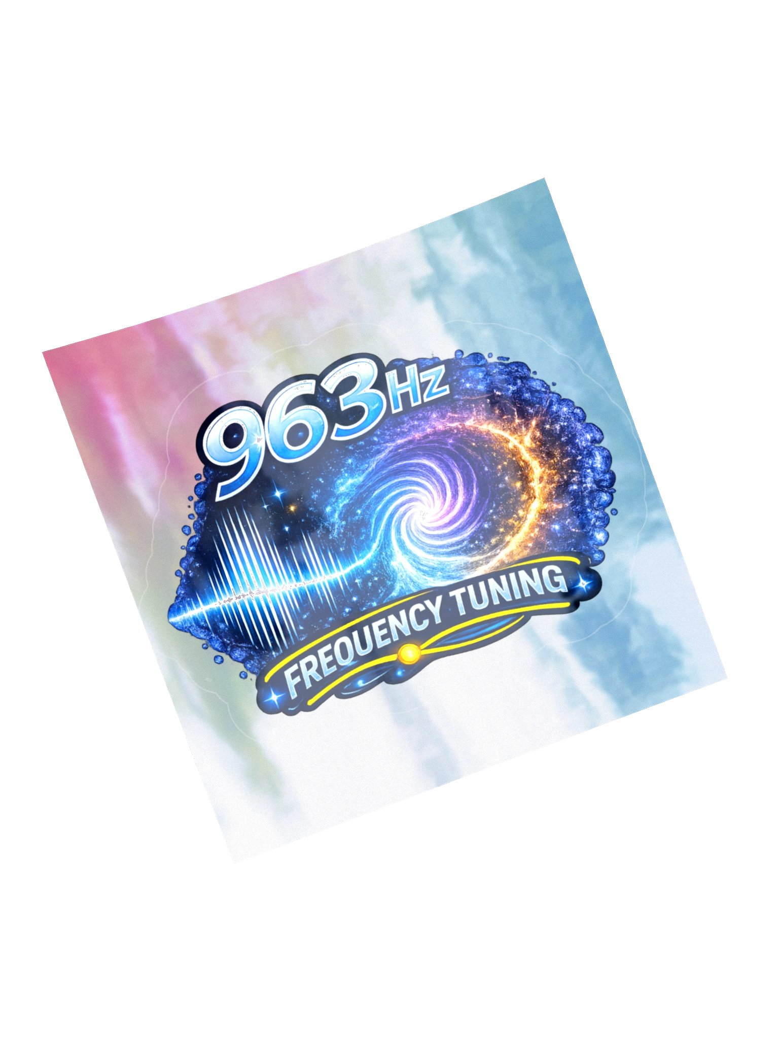 963 Hz Frequency Holographic Sticker product image (15)