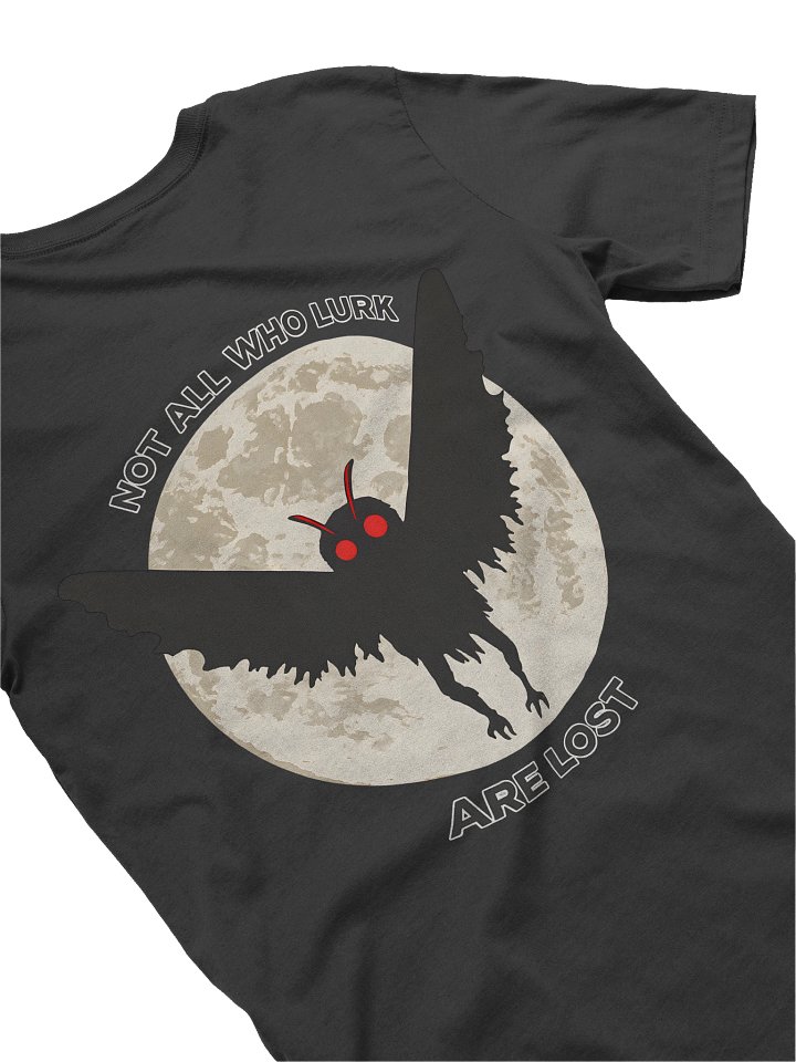 MOTHMAN LURKER W/ FRONT LOGO SUPER SOFT T-SHIRT (SOLID COLORS) product image (1)