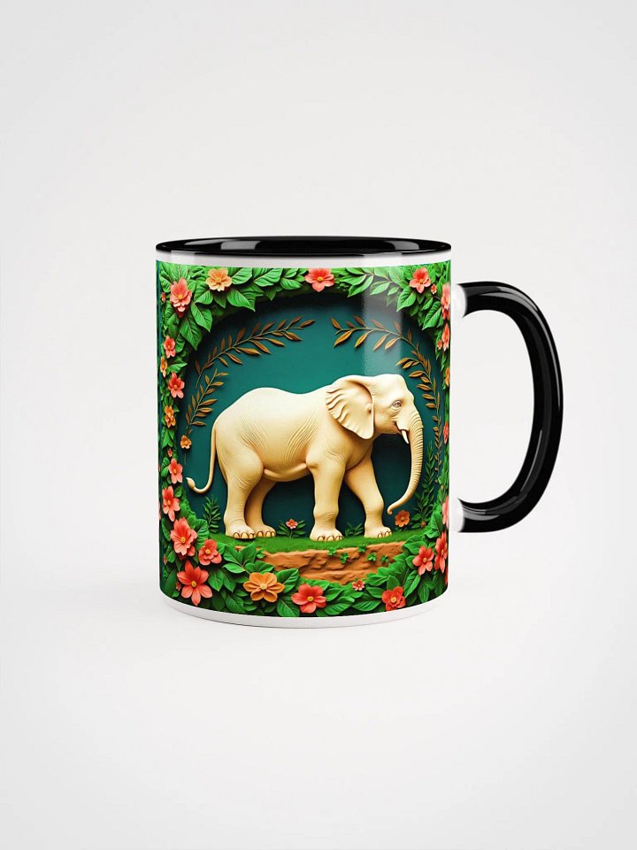 Ornate Elephant Duo Ceramic Mug product image (7)