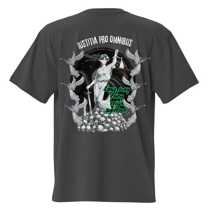 the justice for all (latin) oversized tee product image (4)