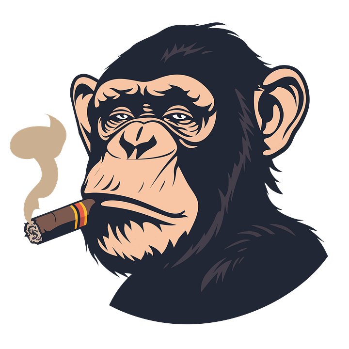 Badass Chimp - Crewneck Sweatshirt product image (2)