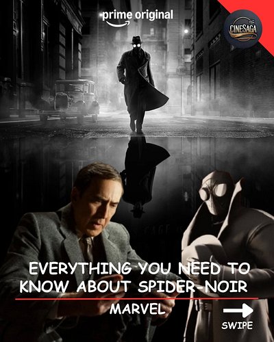 Here’s your guide to the world, characters, and origin behind the 'Spider-Noir' series. 

More coverage on YouTube. Link in b...