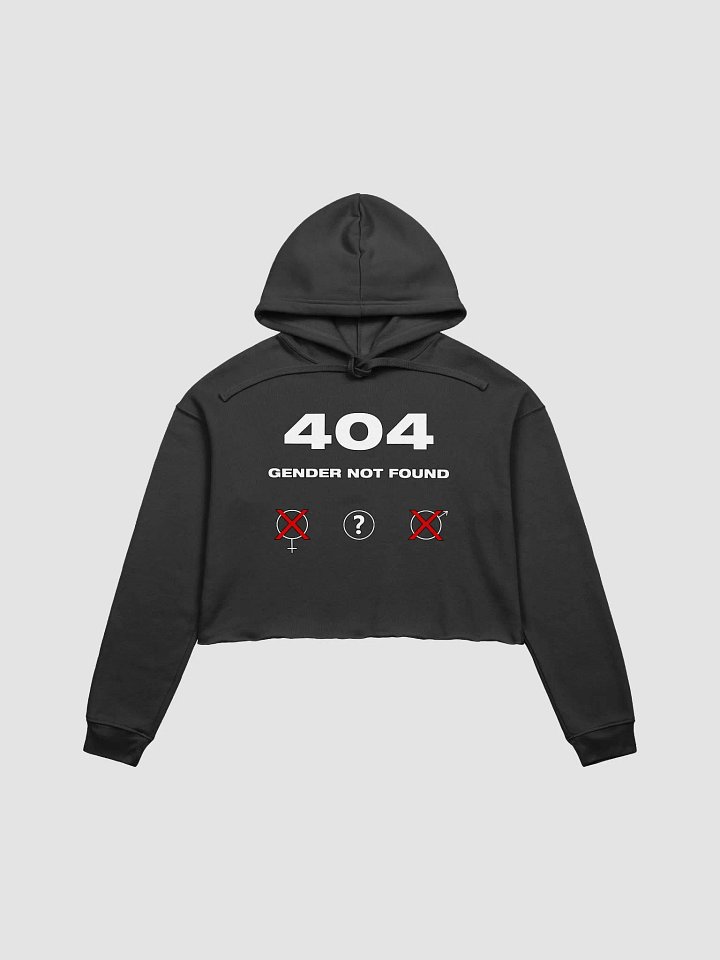 404 Gender Not Crop Hoodie product image (3)