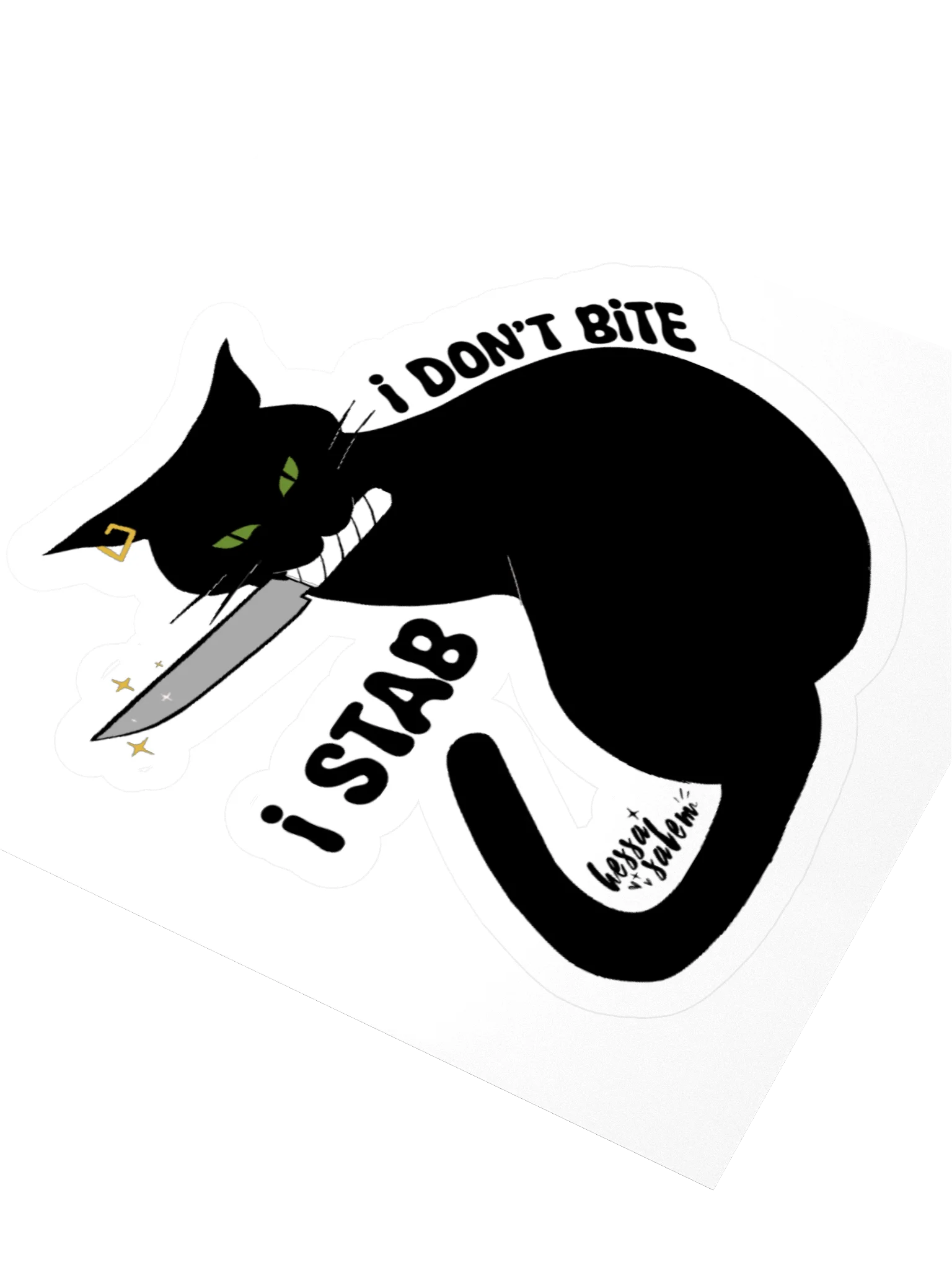 I Don't Bite // Sticker product image (4)