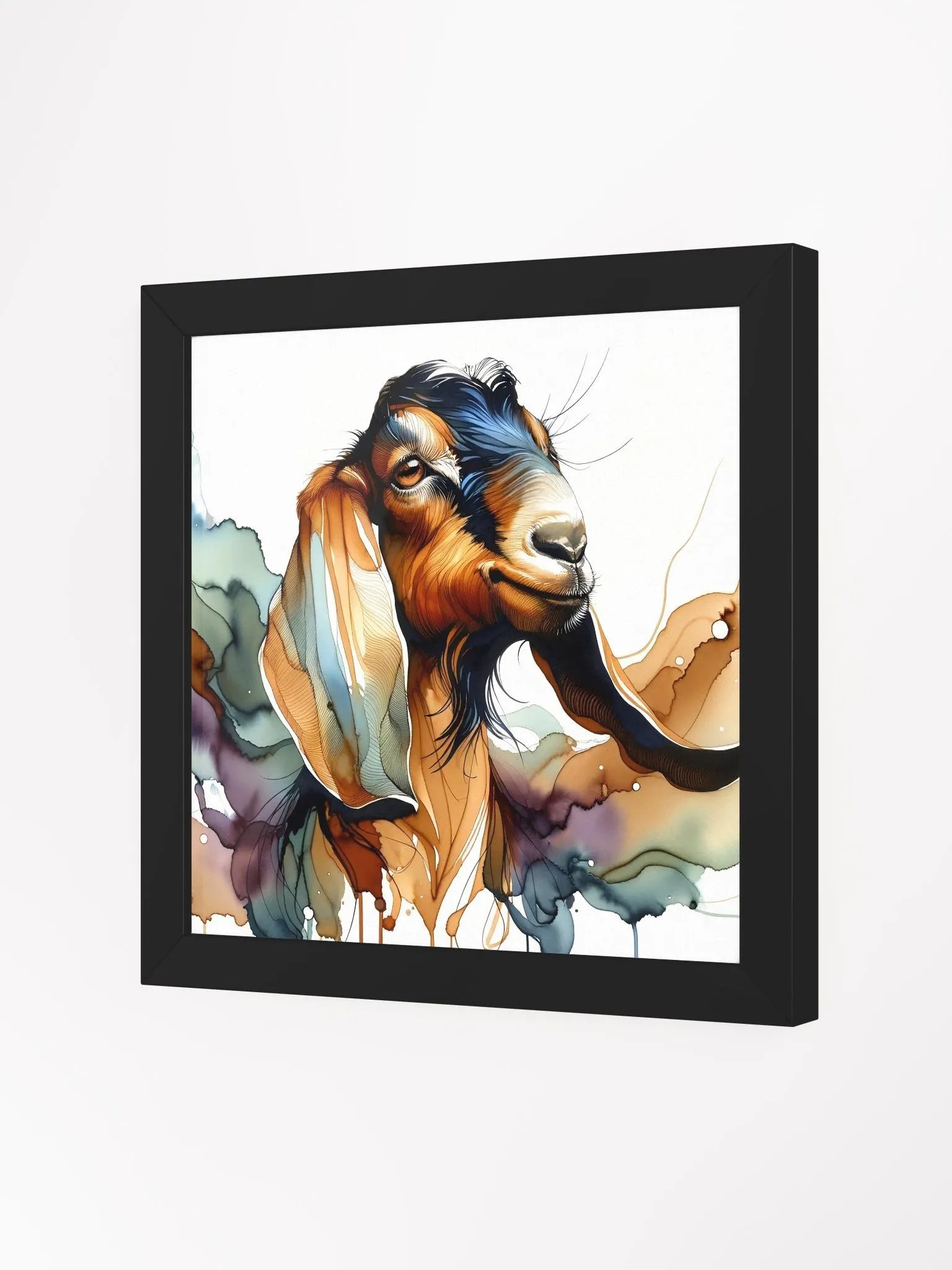 Beautiful Nubian in alcohol inks product image (24)