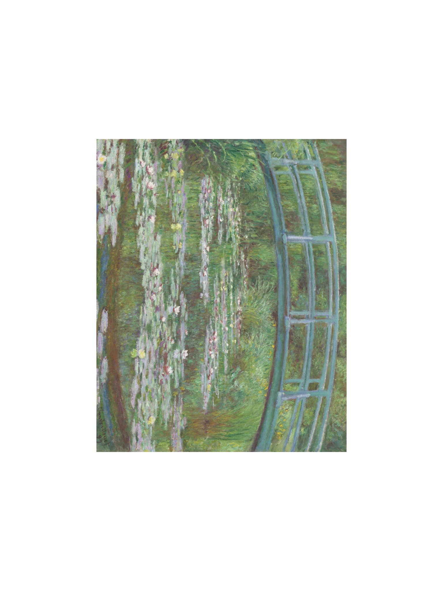 Monet, The Japanese Footbridge — Fine-Art Poster product image (2)