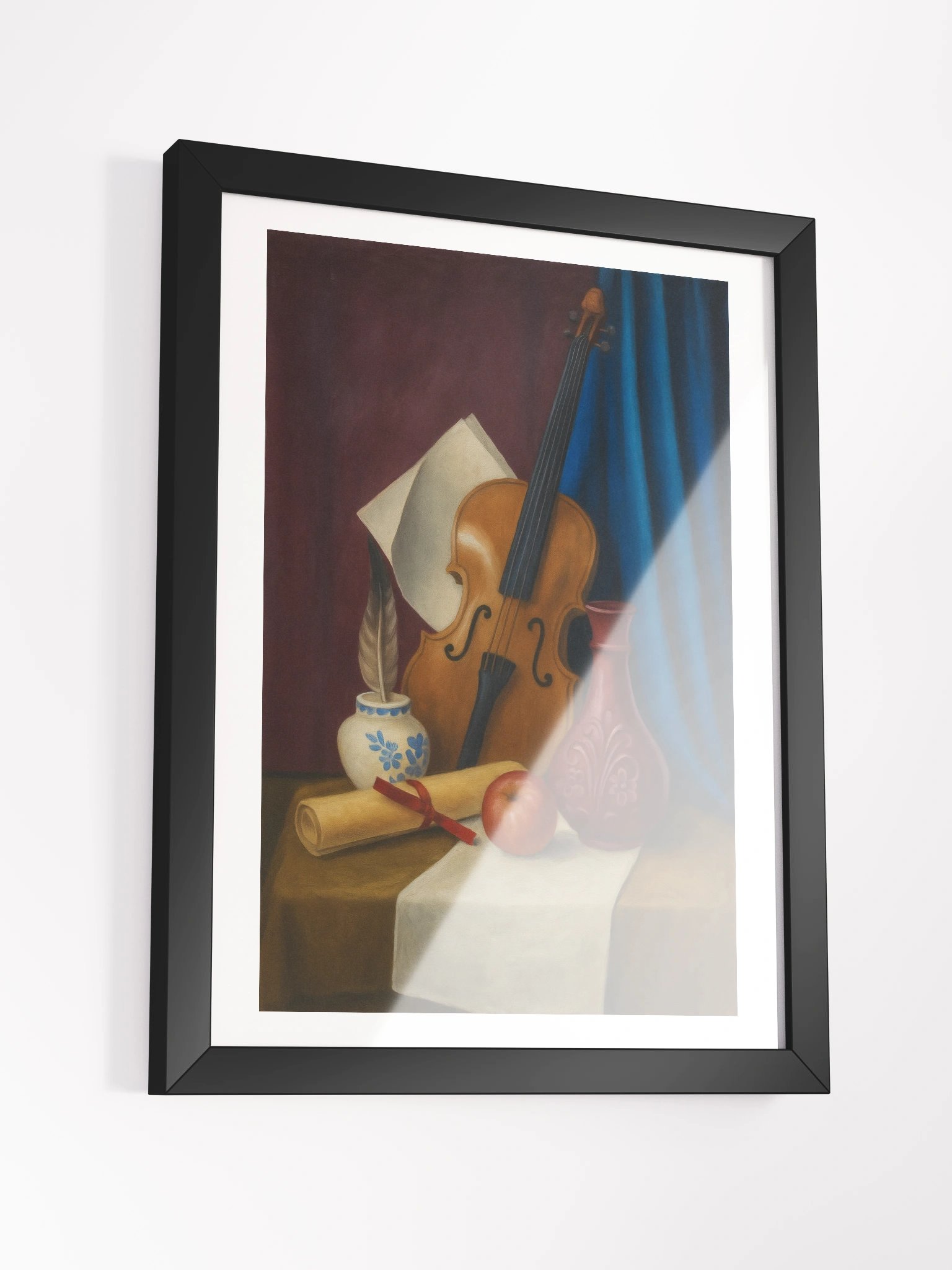 Framed Print - Classical Still Life 'Artist's Muse' product image (3)