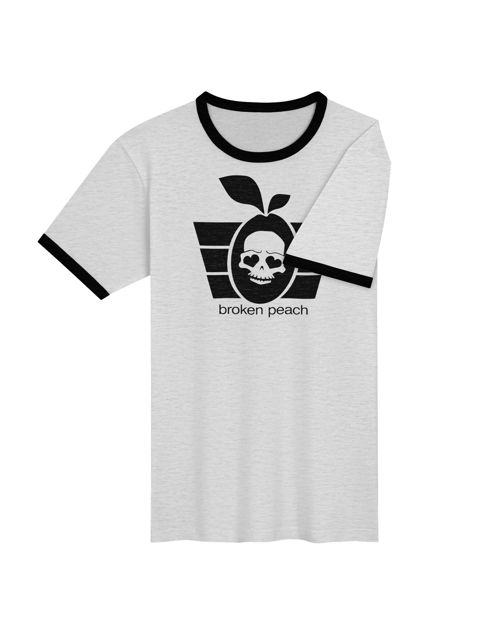 Broken Peach - Unisex Ringer T-Shirt Classic Halloween product image (12)