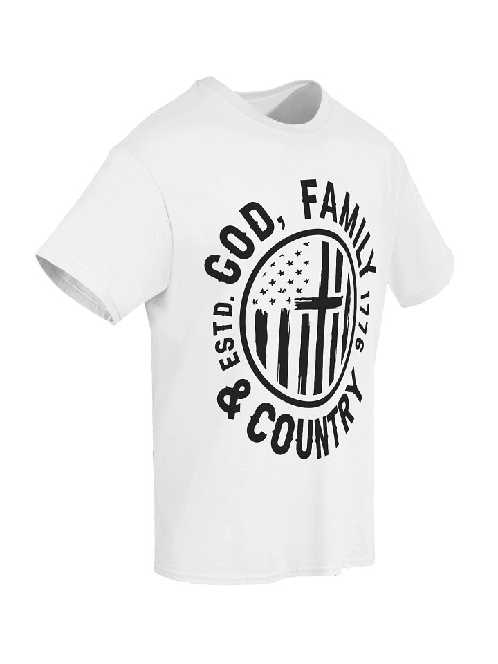 God, Family, Country Men's Tee - White product image (2)