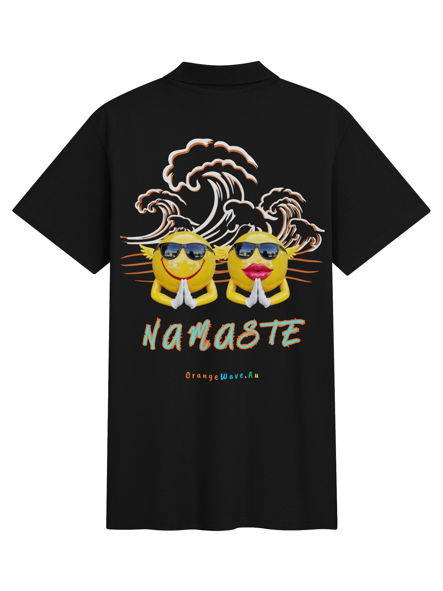 Namaste Orange Wave Polo product image (2)