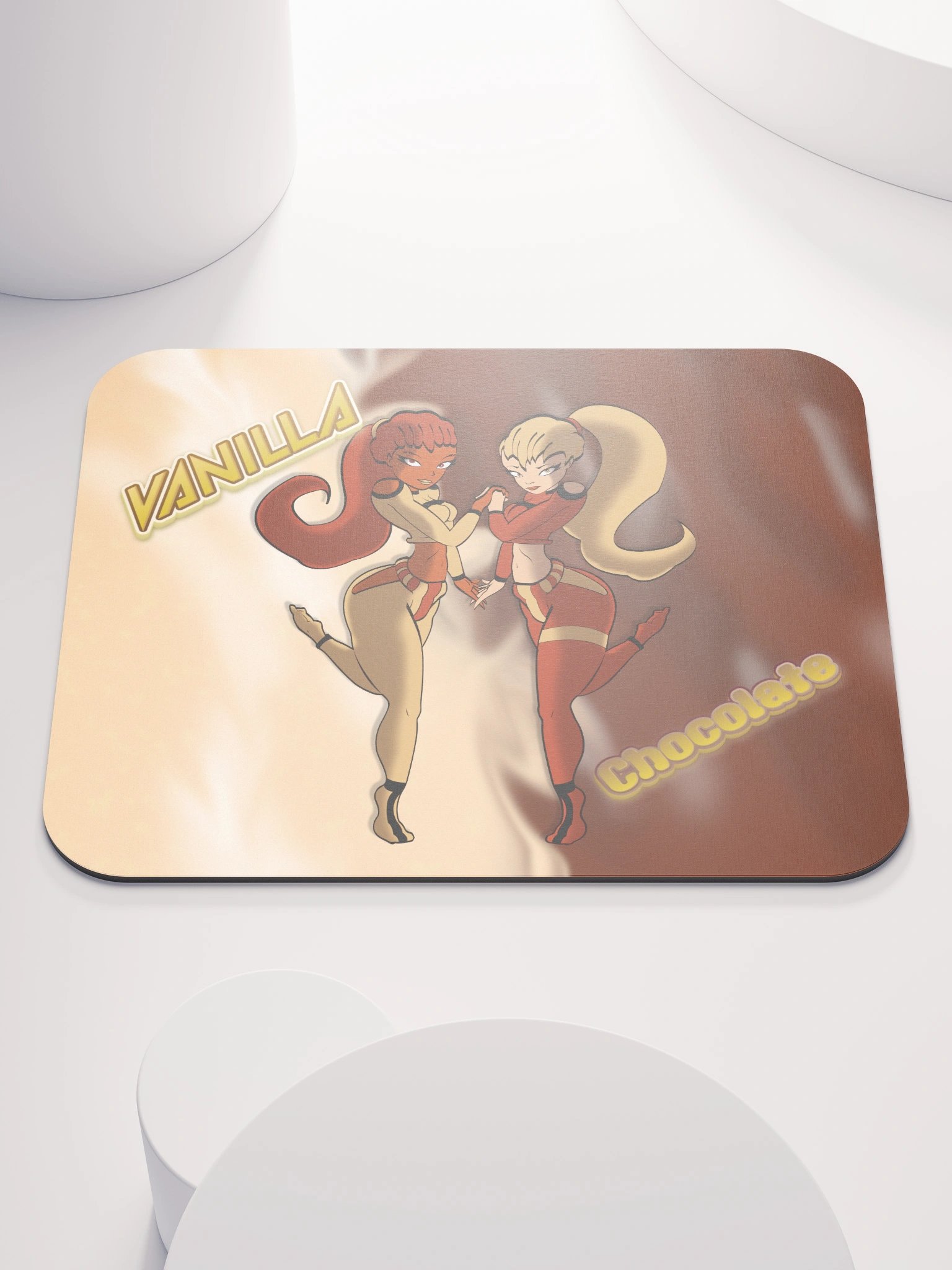 Vanilla vs. Chocolate Mouse Pad Duo product image (1)