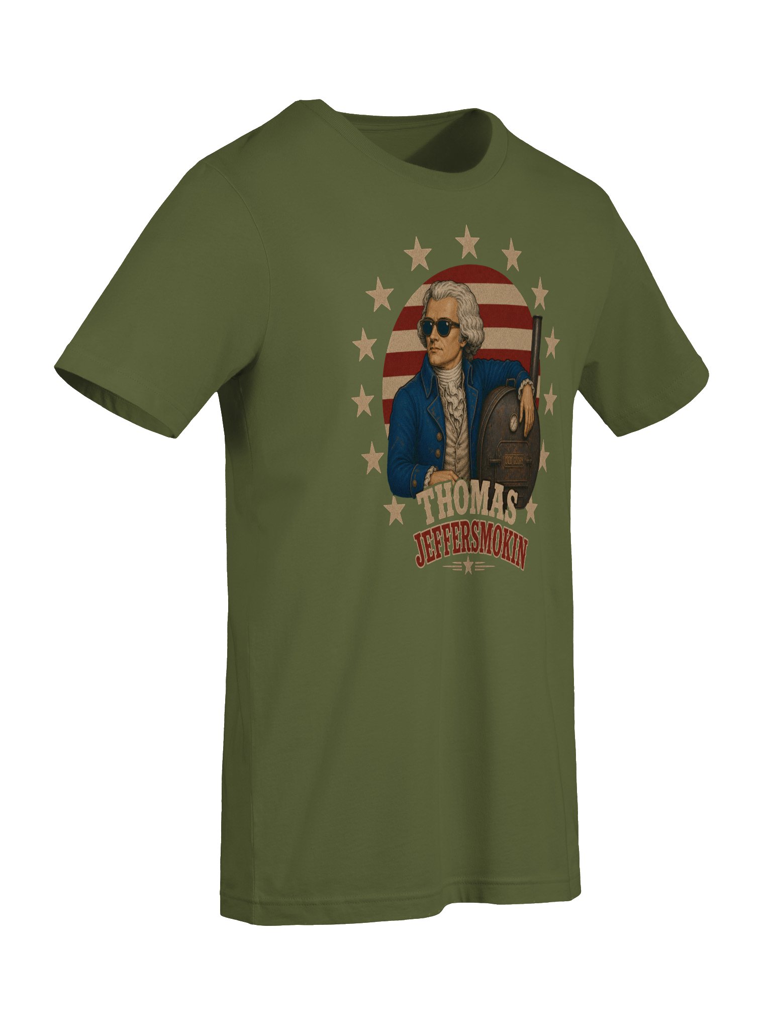 Thomas Jeffersmokin' T-Shirt | Grill Team 1776 Tee product image (27)