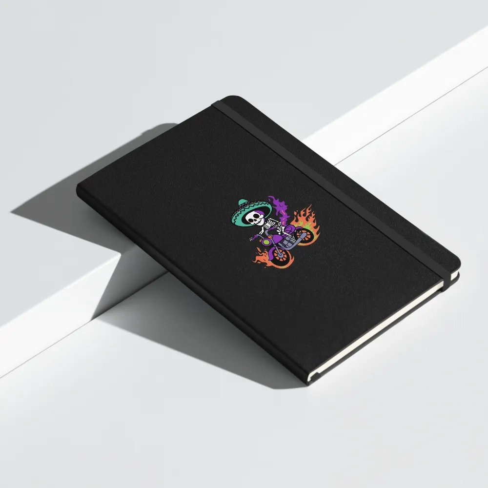 Bone to be Wild Colorful Hardcover Bound Lined Notebook product image (7)