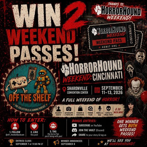 🎃🔪 HORRORHOUND WEEKEND GIVEAWAY! 🔪🎃

We’re heading to HorrorHound Weekend: Cincinnati — and we’re sending TWO of you with us!...