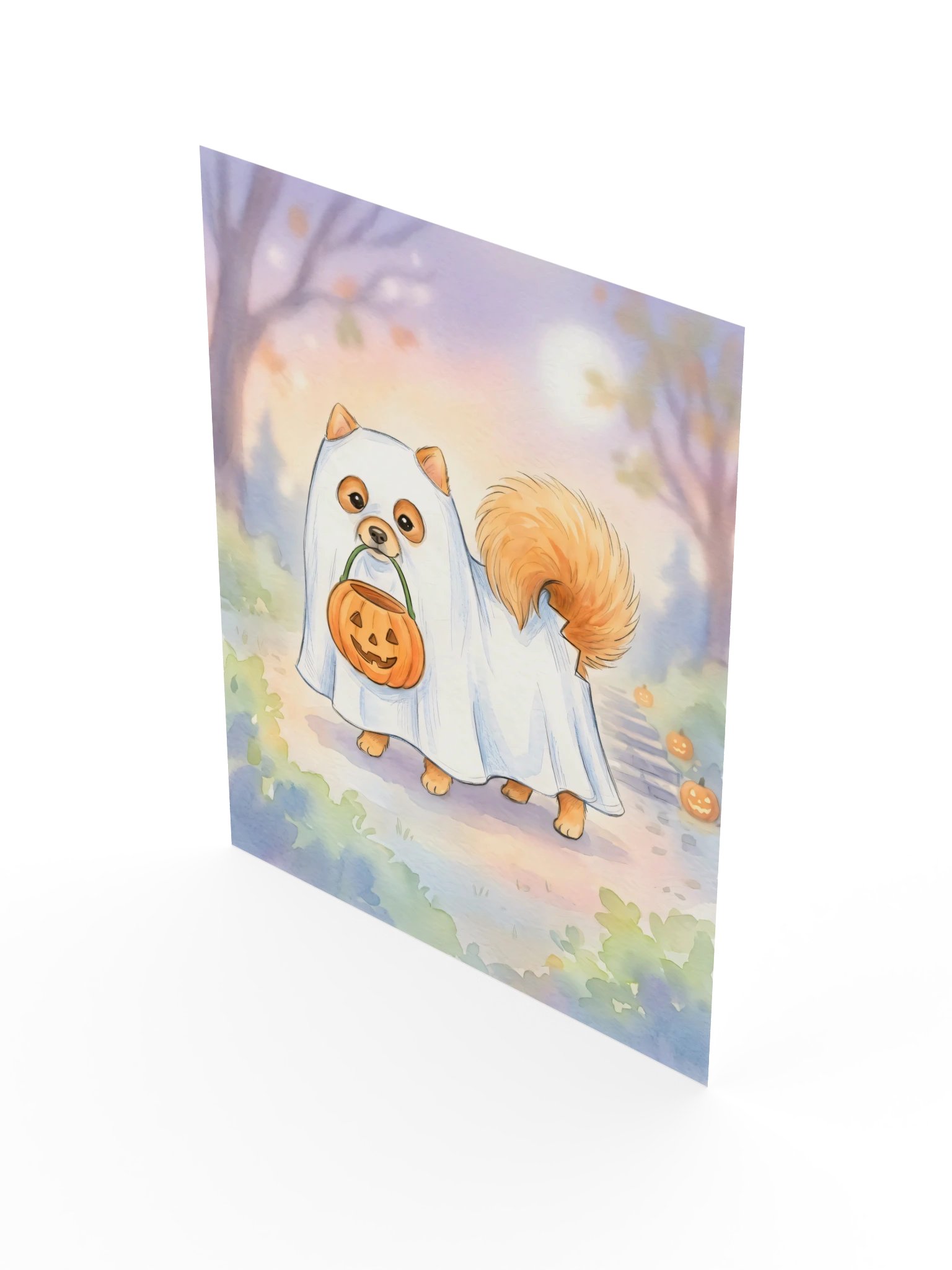 Little Ghost Pomeranian Poster product image (17)