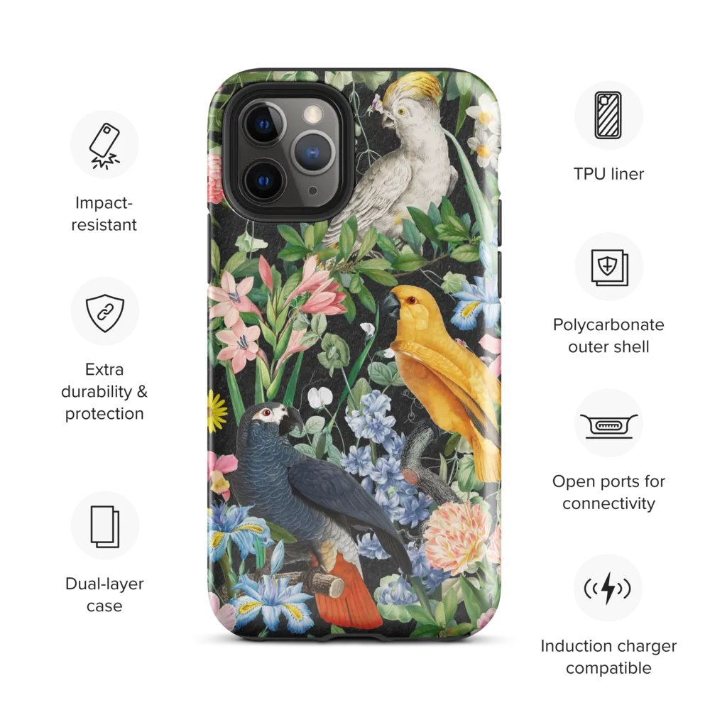 'Parrot Paradise Jungle' iPhone® Tough Case product image (3)