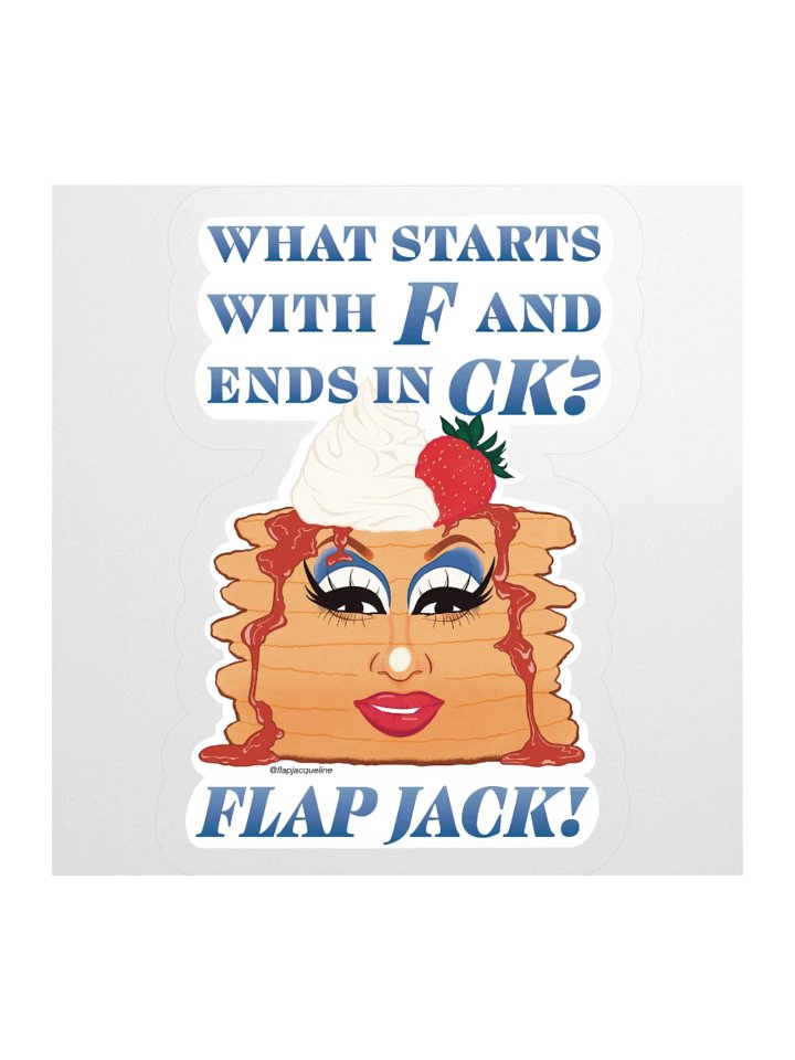 Flap Jack Catchphrase Sticker product image (1)