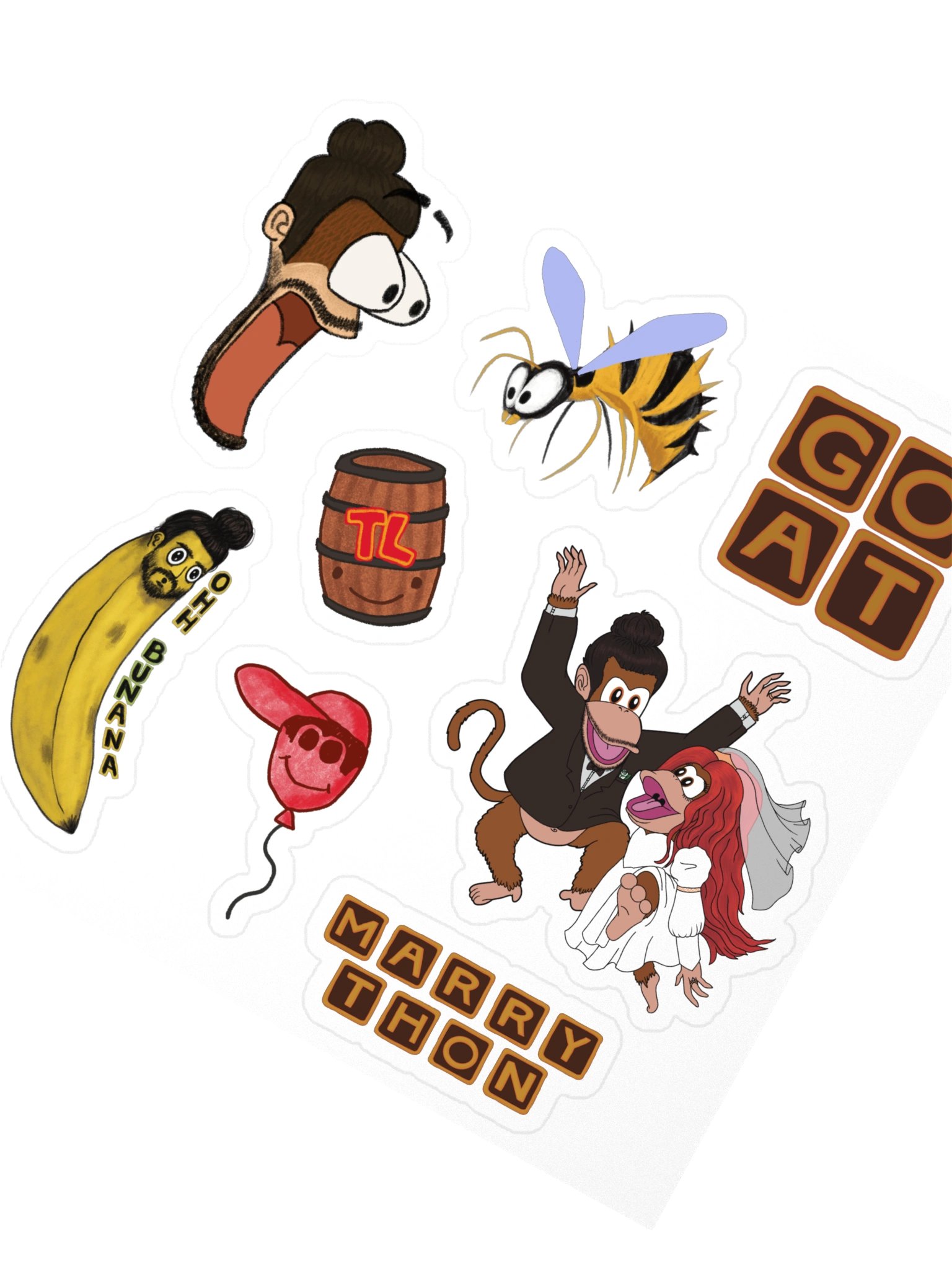 MARRYTHON Sticker Sheet product image (2)
