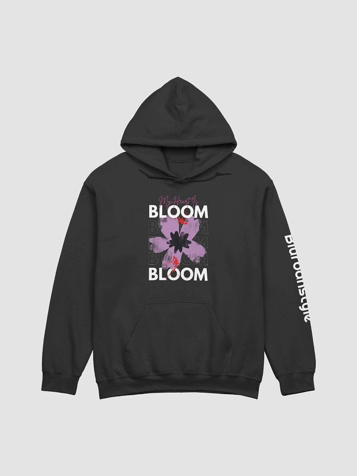 Floral Grunge Heart Hoodie product image (2)