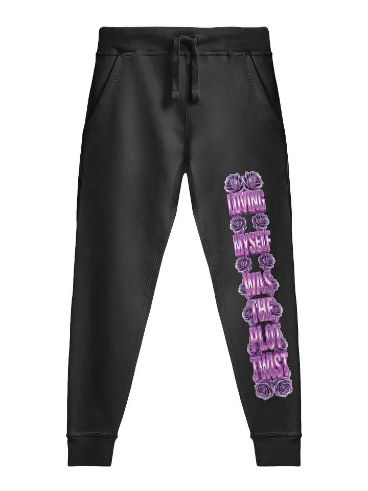 Loving Myself Was The Plot Twist – Chrome Self-Love Sweatpants product image (1)