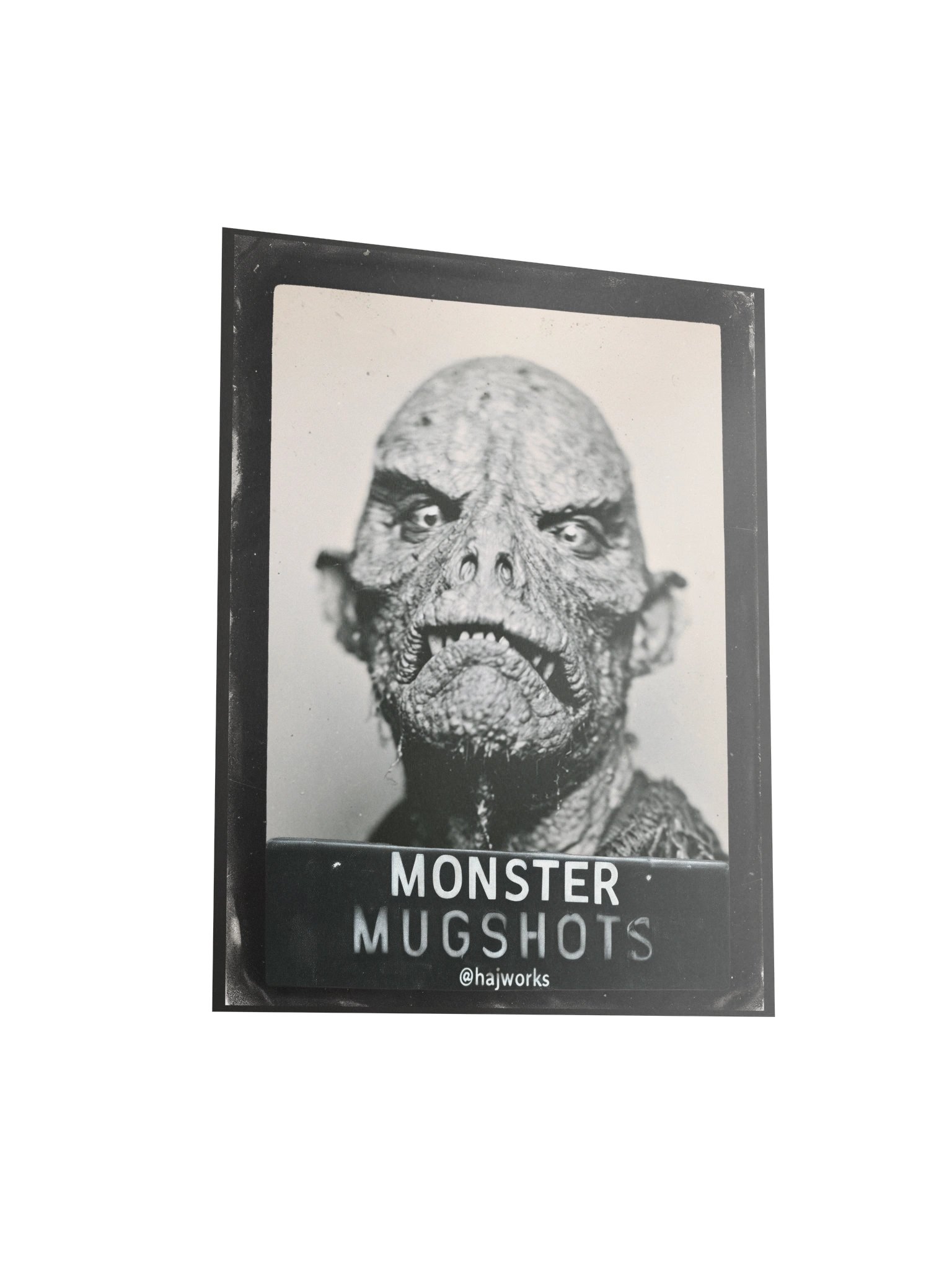Monster Mugshots No. 005 — Matte Art Print product image (3)