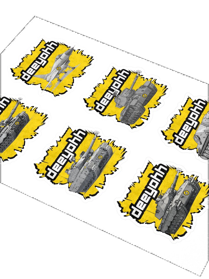 War Thunder Vehicle Sticker Sheet product image (2)