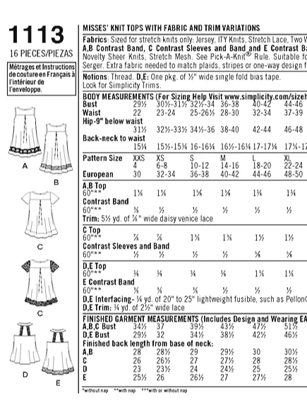 Simplicity 1113 product image (3)