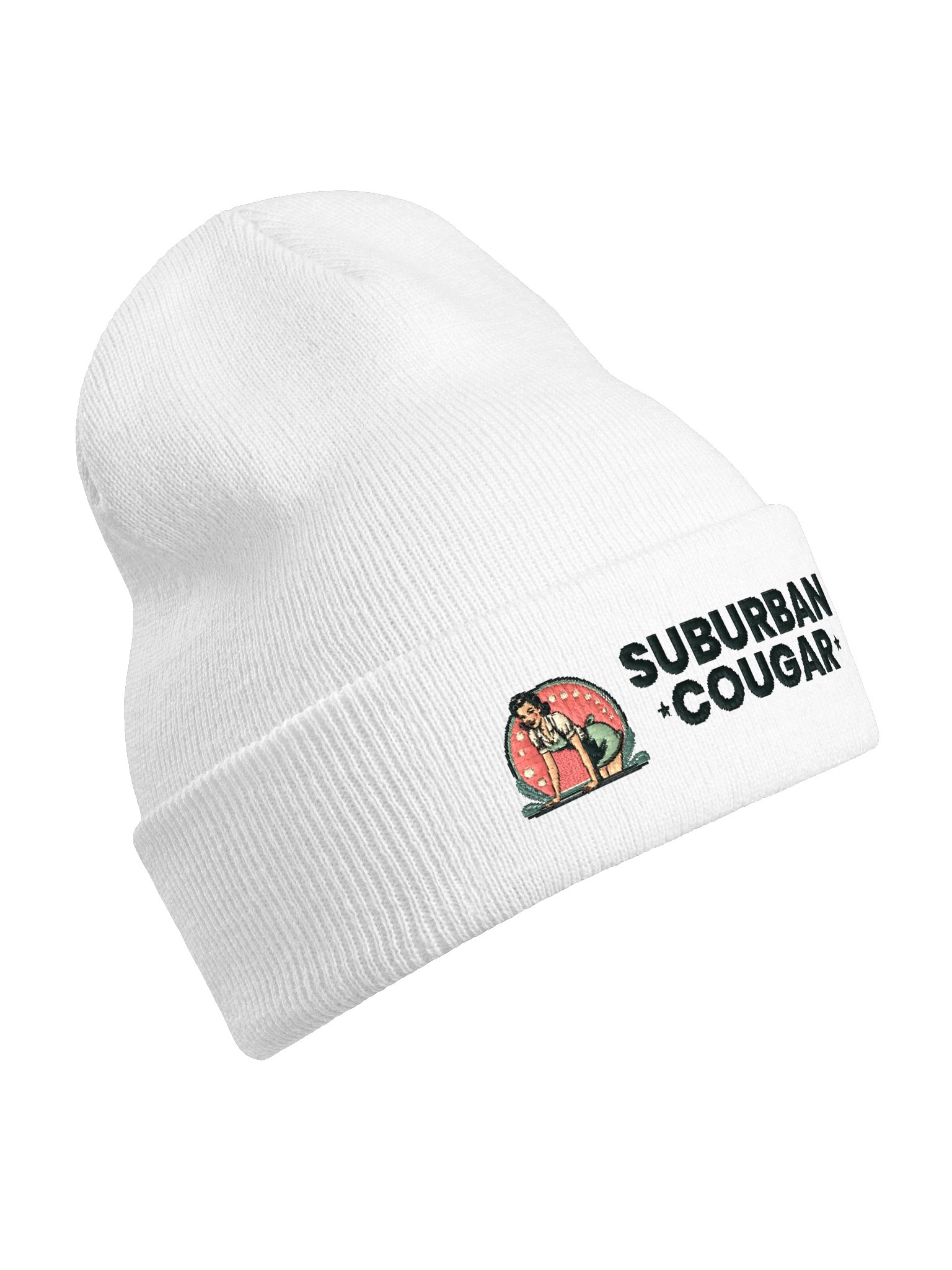 Suburban Cougar Embroidered Beanie product image (23)
