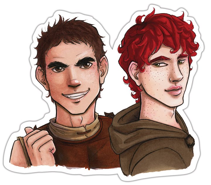 Vulfrey and Kaill sticker product image (1)