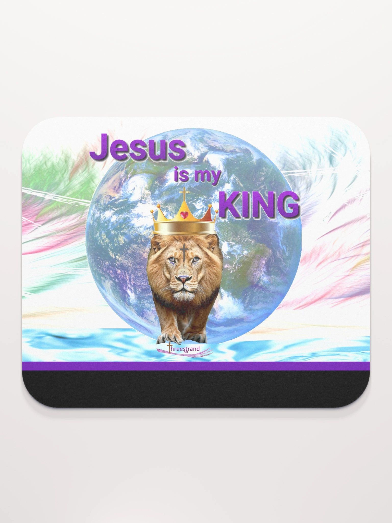 Jesus is my KING - Mouse Pad product image (1)