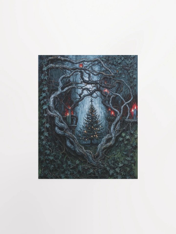 Dark Christmas Pathway Poster product image (1)