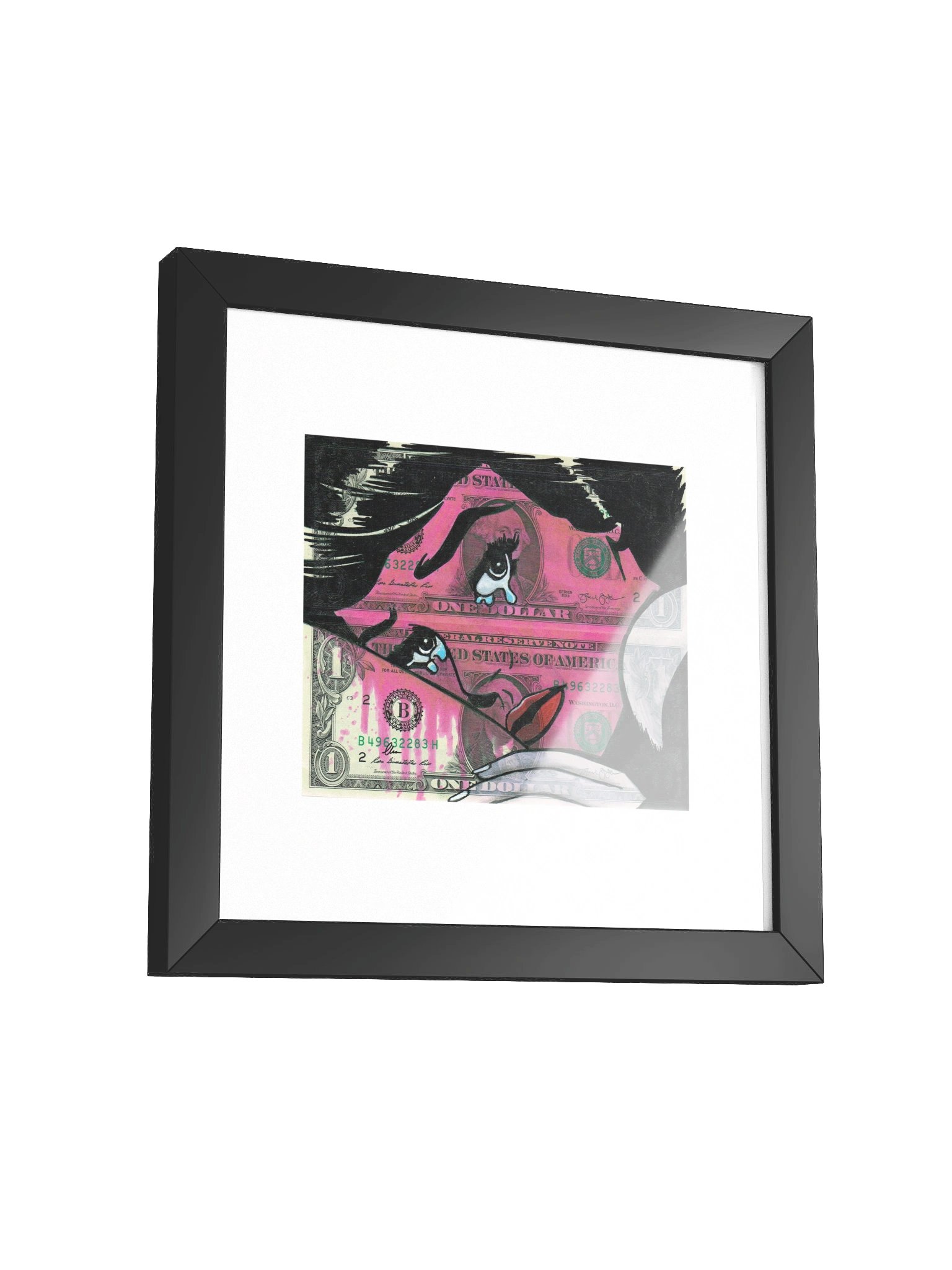 Don't cry framed print product image (7)