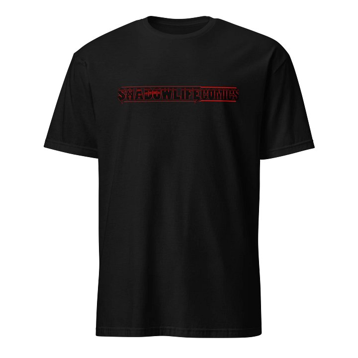 Shadowlifecomics red and black tee. product image (1)