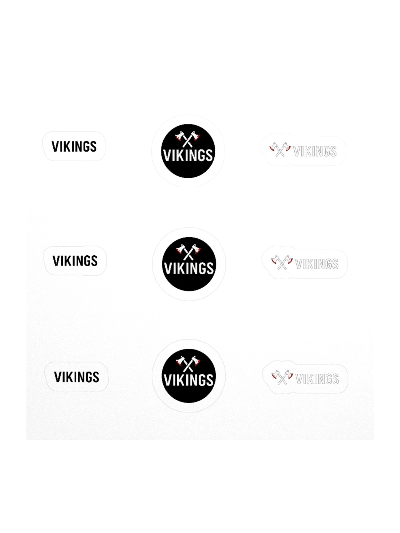 Vikings Crest Sticker Pack product image (1)