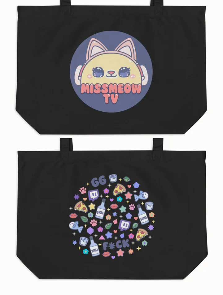 MissMeowTV Logo + Art Tote product image (1)