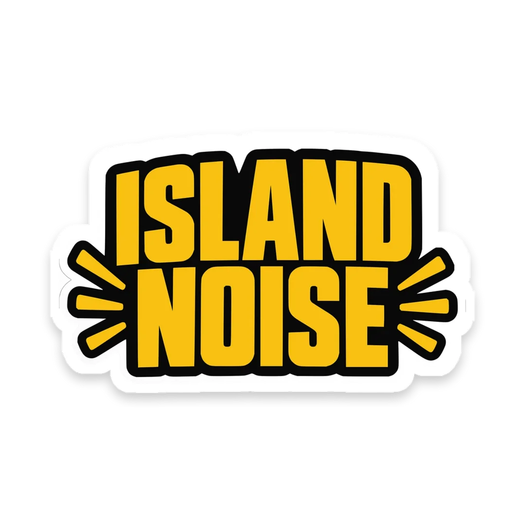 Island Noise — Kiss-Cut Sticker