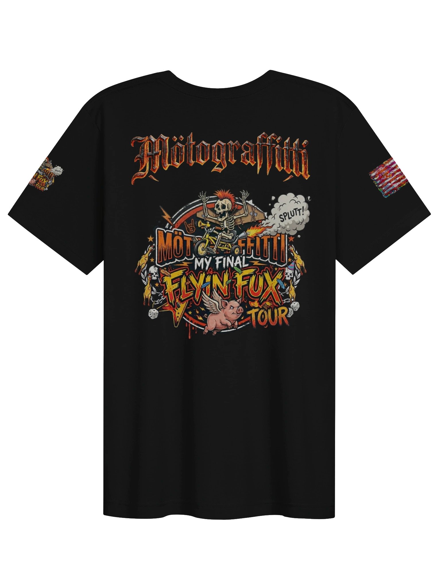 MötoGraffitti Final Flyin Fux Tour T-Shirt product image (2)