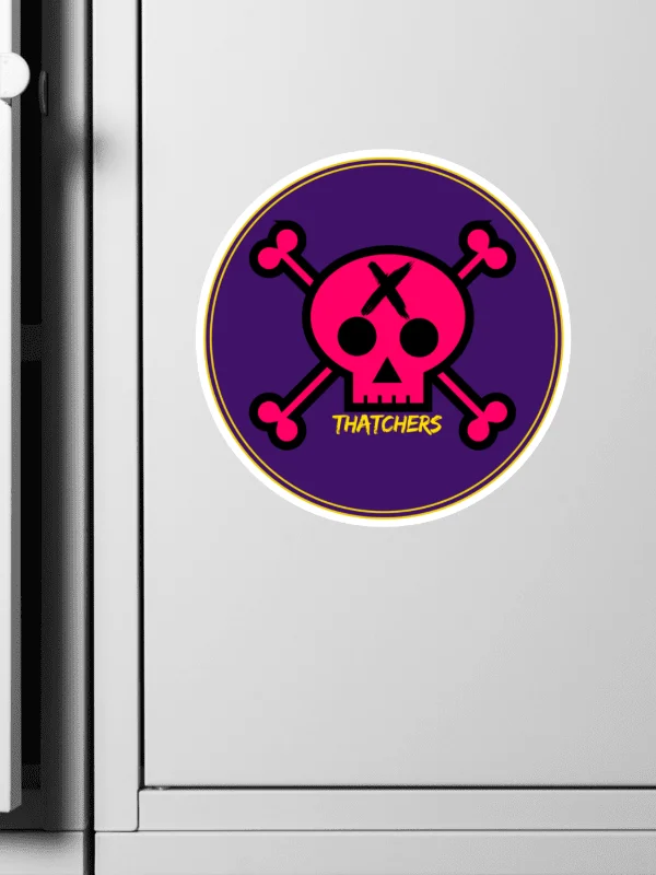 Thatchers Skull Kiss-Cut Vinyl Decal product image (2)