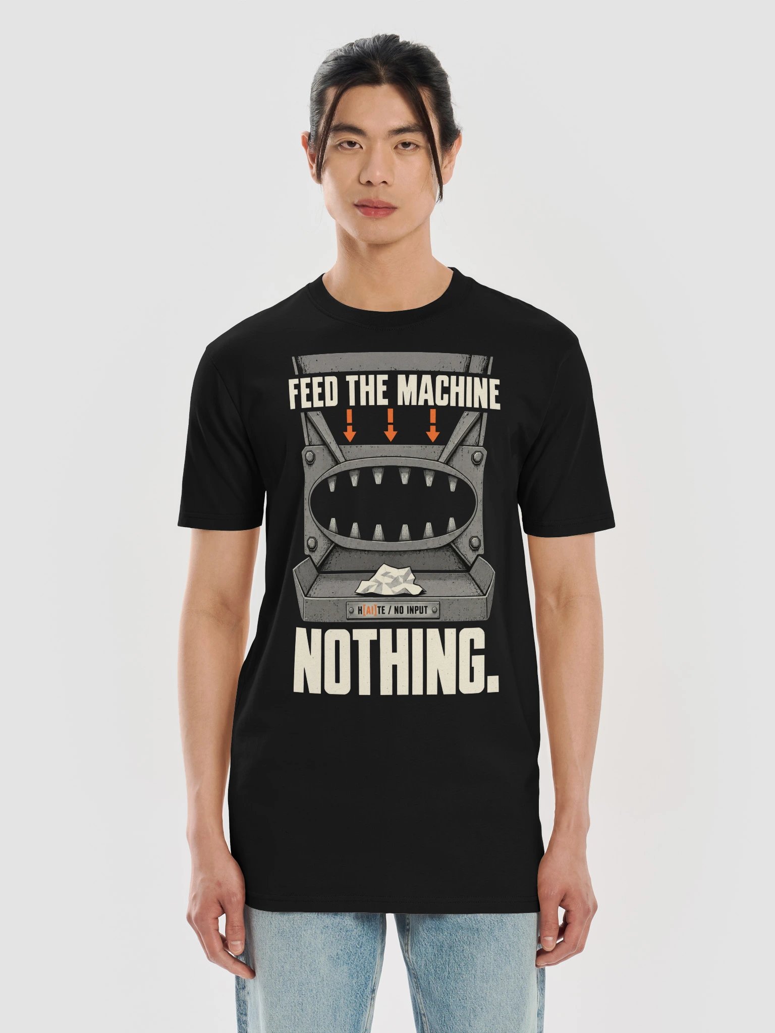FEED THE MACHINE NOTHING | Heavyweight Tee product image (25)